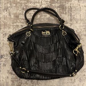Coach Madison Pleated Leather Bag